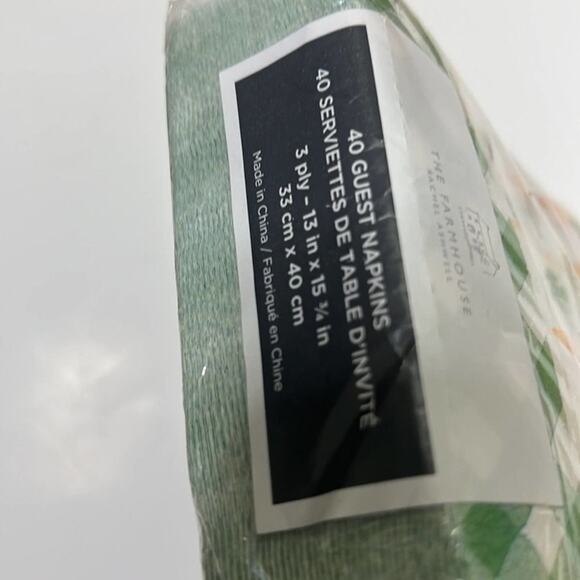 THE FARMHOUSE RACHEL ASHWELL 40 GUESTS NAPKINS - Picture 3 of 4